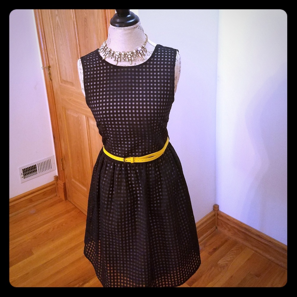 Black cocktail dress